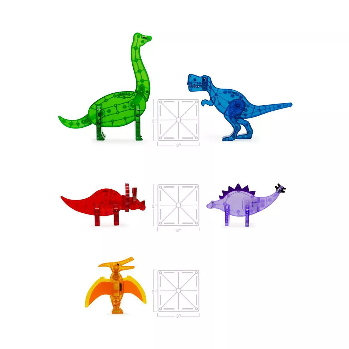MAGNA-TILES Dinos