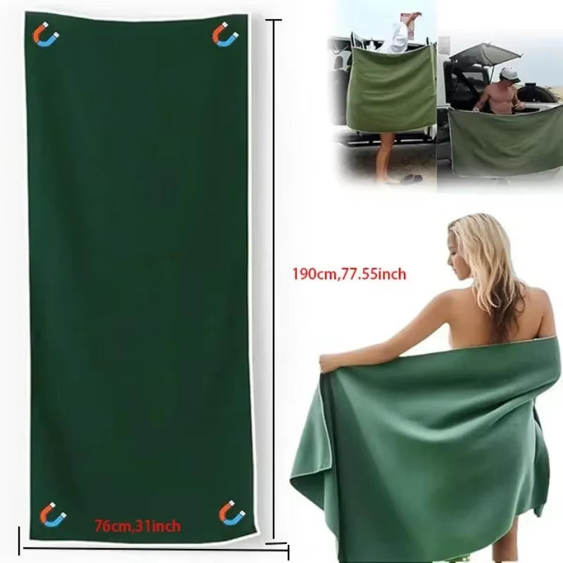 Outdoor Beach Magnetic Bath Towel Soft and Comfortable Outdoor Beach Towel Swimming with Magnetic Bath Towel