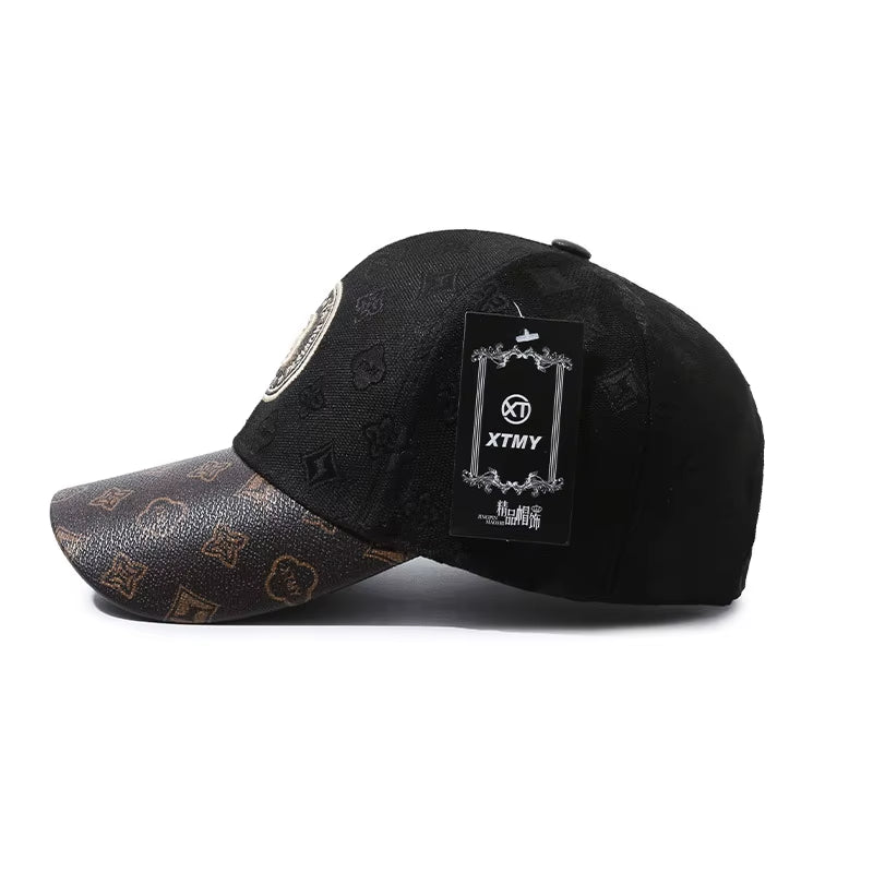 Summer High Quality Fashion Cotton Breathable Baseball Hat Snapback Letter Embroidery Face-Slimming Outdoor Cap for Women/Men