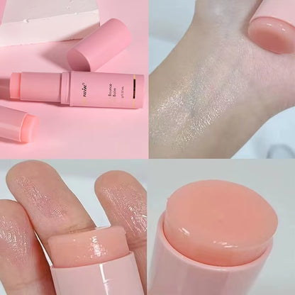 Korean Bounce Multi Balm Collagen Pink Stick Eye Balm for Face Lifting Deep Moisturizing Multi Cream Hydrated Skin Care 1/3/5Pcs