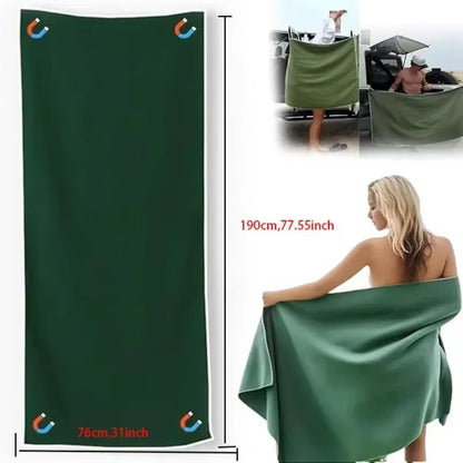 Outdoor Beach Magnetic Bath Towel Soft and Comfortable Outdoor Beach Towel Swimming with Magnetic Bath Towel