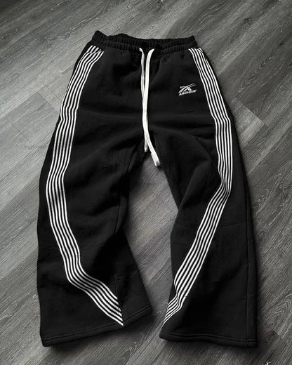 Embroidery Streetwear Men Clothing Fashion Hip Hop Men Pants Sweatpants Loose Casual Y2K Zipper Hip Joggers Men Trousers