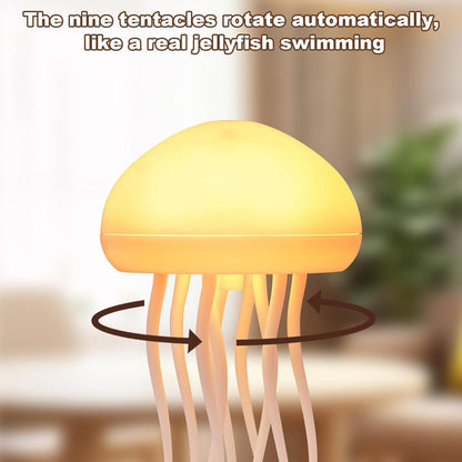 Jellyfish Chandelier Type-C Rechargeable Cute Jellyfish Bedside Lamp