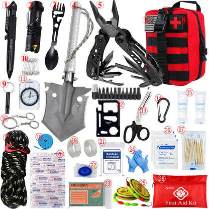 Car Survival First Aid Kit Full Set Molle Outdoor Gear Emergency Kits Camping Hiking Trauma Bag First Aid Kit Outdoor IFAK Edc